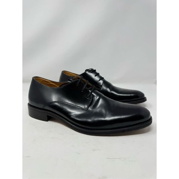 Express Mens Genuine Leather Lace Up Dress Shoes Size 11